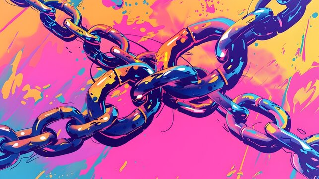 Representation of Breaking Free from Addiction and Reclaiming