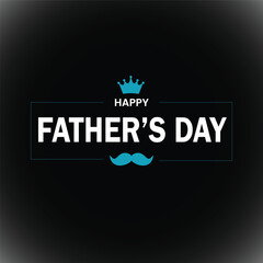 Happy fathers day. Lettering happy fathers day.