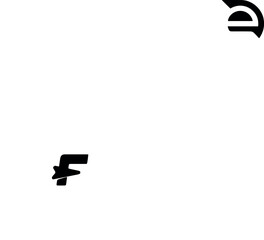 F logo design vector v10