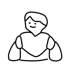 Family portrait outline