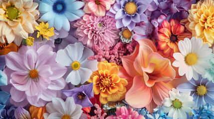 Flower Emoji A colorful bouquet of blooming flowers each petal showcasing nature's intricate...