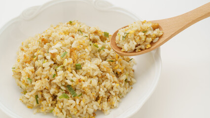 ネギと玉子のシンプルなチャーハン　イメージ