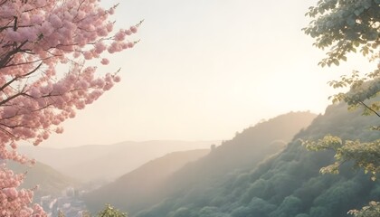 sunrise in the mountains