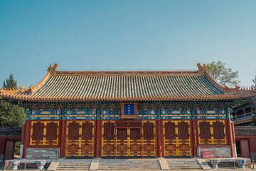 The Great Hall of Chanfu Temple in Beihai Park, Beijing