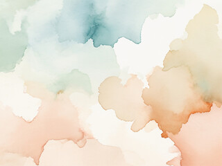pastel earth watercolor background 4