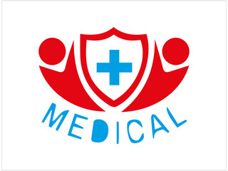 Health and medical logo and icon, vector, illustration.  