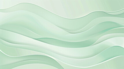 Minimal Wave Vector Background in Pale Mint Green with a Premium Look.