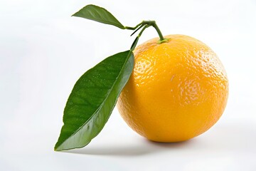 Orange fruit isolated on a white background.