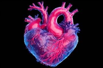 An illustration of a human heart