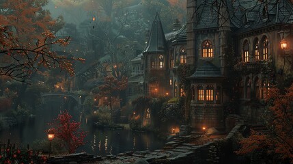 Obraz premium Capture the essence of Utopian dreams