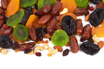 Dry fruits isolated