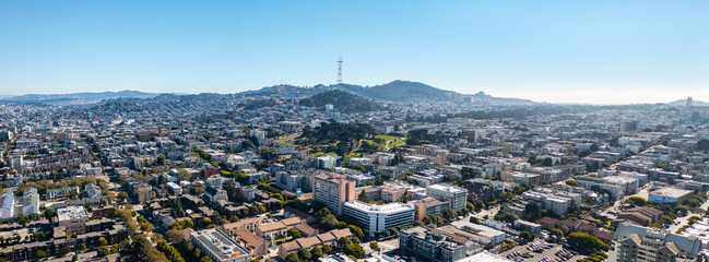 San Francisco Tower: Panoramic Aerial View