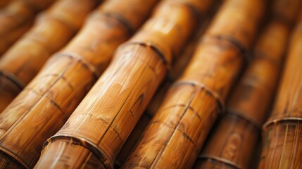 Bamboo stems pattern creating a natural texture