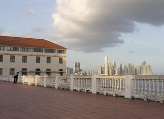 Naklejka premium Panorama of the Panama City - Panama