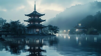Obraz premium japanese temple