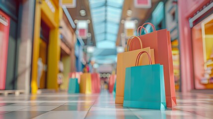 colorful shopping bags