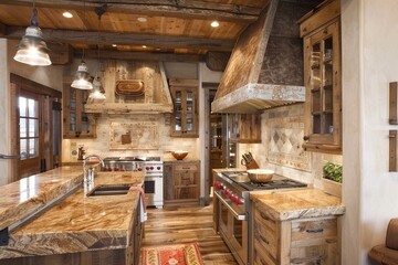 Rustic Kitchen Montage: Cozy Furniture and Decoration Ideas