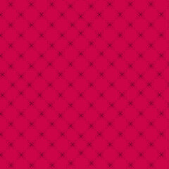 Seamless pattern with floral lines. red background