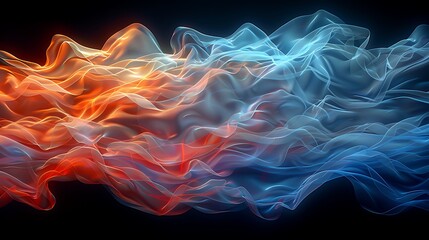 Obraz premium A slow-motion capture of the USA flag briskly waving in the wind, showcasing the beauty and dynamic flow of the flag as it flutters.