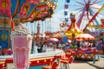 carnival with milkshake