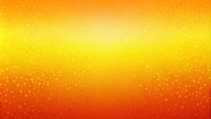 A vibrant gradient of orange to yellow colors fills the background with a bokeh effect of blurred circles scattered throughout.The combination of colors and light suggests warmth and energy.AI generat - obrazy, fototapety, plakaty