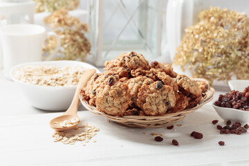 Oatmeal raisin cookies.