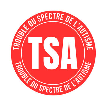 Symbole TSA trouble du spectre de l'autisme