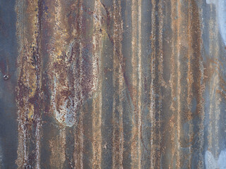 rusty corrugated steel metal texture background