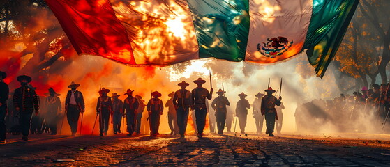 Cinco de Mayo, celebrating mexican historical triumph and unity, a crucial moment in history when the Mexican army triumphed over the French forces. It's a day honors Mexico's vibra