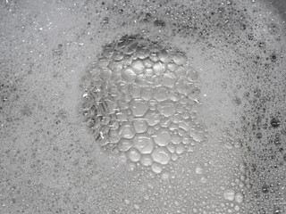 dish detergent foam background