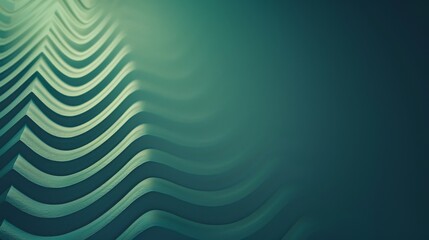 Green abstract background with geometric horizontal lines.