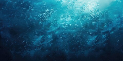 Naklejka premium Realistic Blue Sea Sky: Gradient Abstract Background with Bright Light and Empty Space