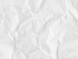 Fototapeta premium Paper White Crumpled Background Old Vintage Letter Grey Wrinkle Sheet Dirty Crease Page Design Letter Torn Parchment Craft Grunge Kraft Pattern Rough Canvas Brown Page Aged Texture Mockup Cardboard.