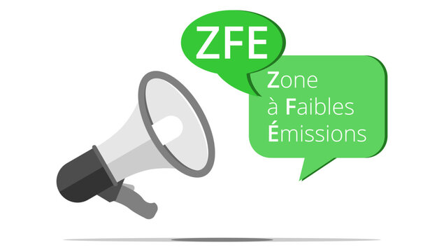 M&eacute;gaphone ZFE - Zone &agrave; Faibles &Eacute;missions