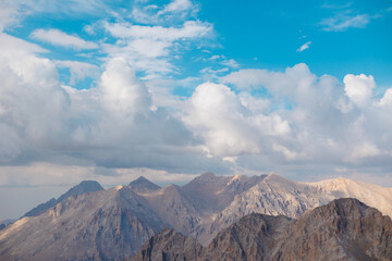 Breathtaking mountain landscape. The Anti Taurus Mountains. Aladaglar National Park. Turkey..