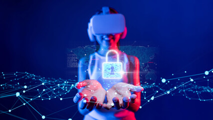 Business person explore the core of cyber security. Delve into cyber protection methods, cyber...