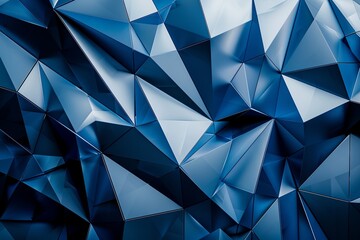 Blue Steel Geometric Panels: Innovative Modern Design for Futuristic Architecture