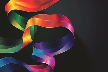 Twisted Ribbon Rainbow: Fluid Motion