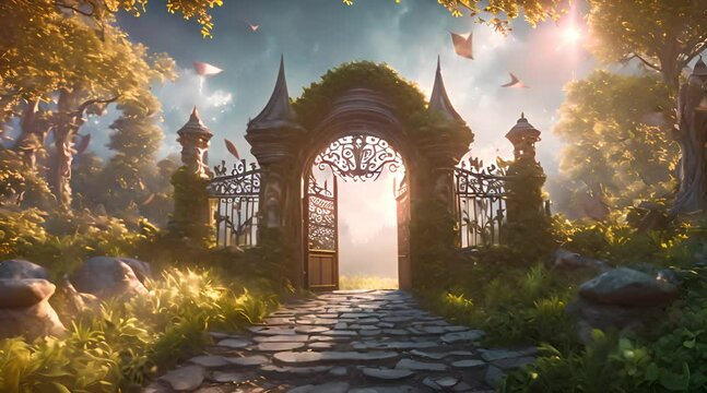 Gateway to Enchantment: The Entrance to the Fantasy Forest Realm