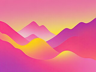 Vibrant waves of color with Generative AI.