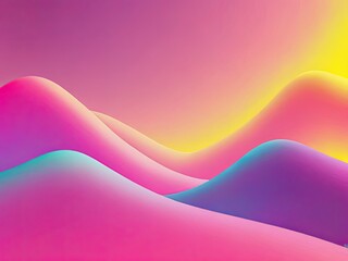 Vibrant waves of color with Generative AI. - obrazy, fototapety, plakaty