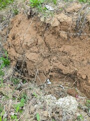 Road, soil, ground, cracked soil, relief, mountain, ravine, stones, chalk, colors flowers, nature, ecology