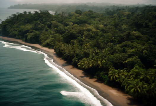 jungle Guinea View Aerial ocean Equatorial Malabo Sea Ghana Africa Cameroon Nigeria Beach Nature Tree Green Tropical Plants Island Wildlife Fog Tropics Shore Atlantic Cliffs
