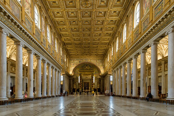 The Basilica of Saint Mary Major (Santa Maria Maggiore). Rome, Italy