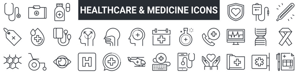 HEALTHCARE & MEDICINE icons 2
