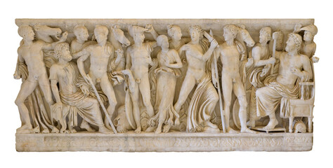 Sarcophagus with scenes from the life of Achilles