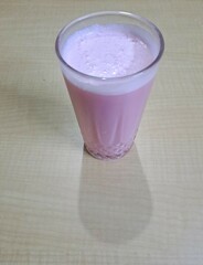Sweet lassi in glass