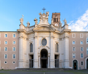 The Basilica of the Holy Cross in Jerusalem. Rome, Italy