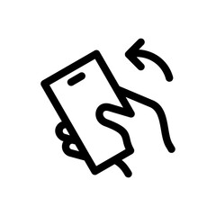 phone in hand icon