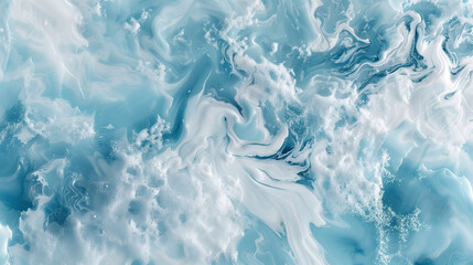 Frost white and ocean blue, abstract background, styled for crisp contrast and a refreshing ambiance